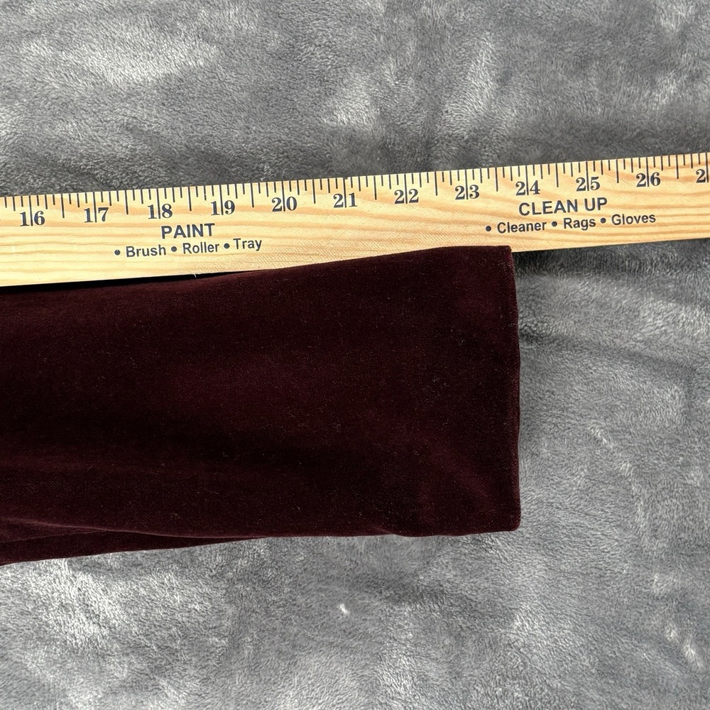 Vintage GAP Blazer Women M Velvet Burgandy/Maroon‎ Classic Y2K Evening Office - Picture 8 of 11